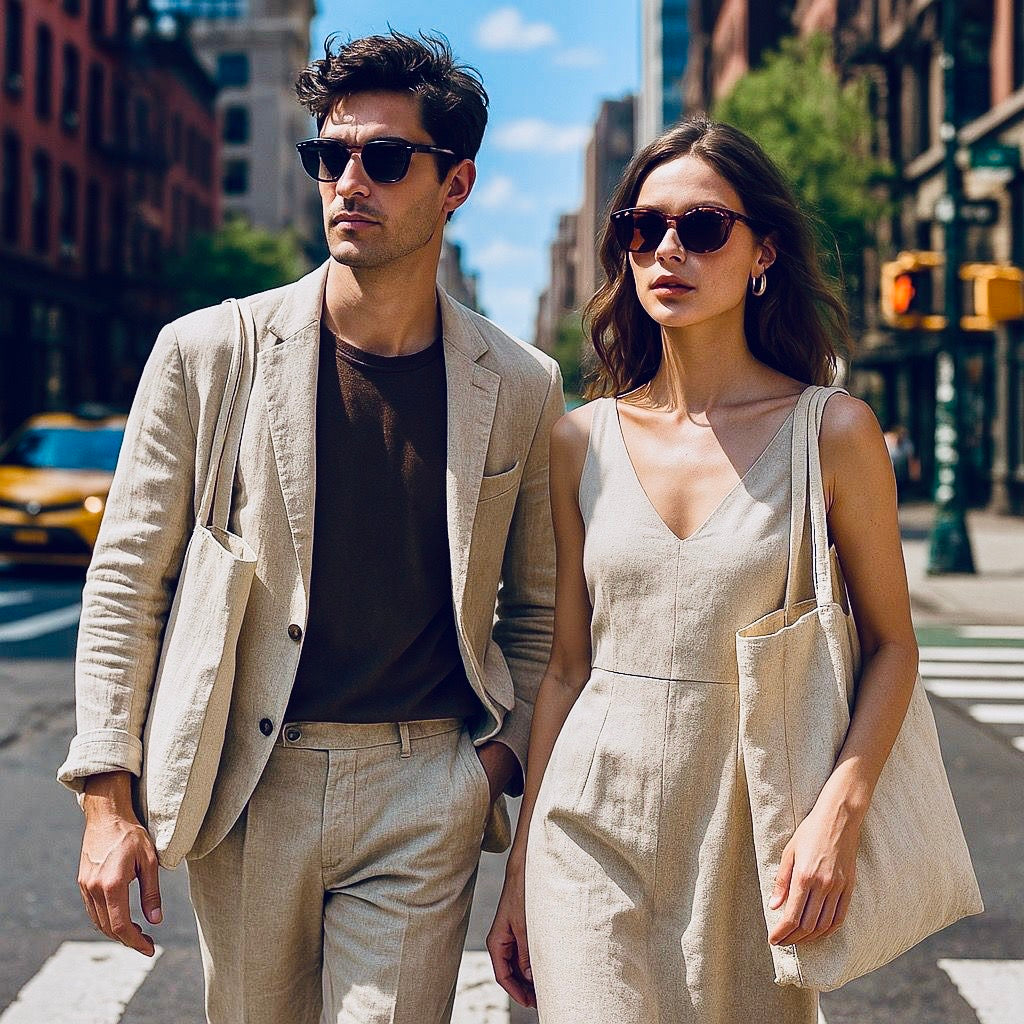 Nomad Luxe Linen Tote