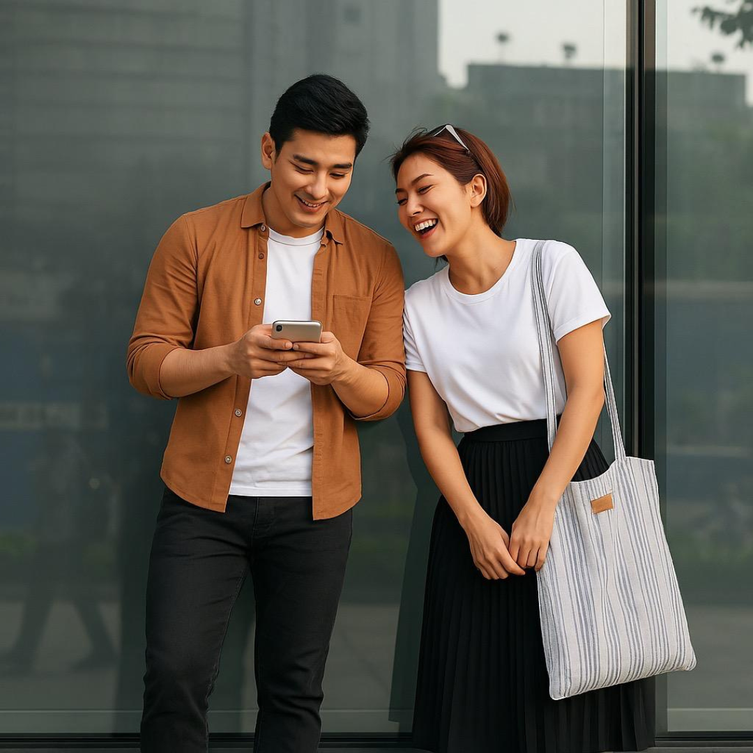 Regatta Stripe Linen Tote