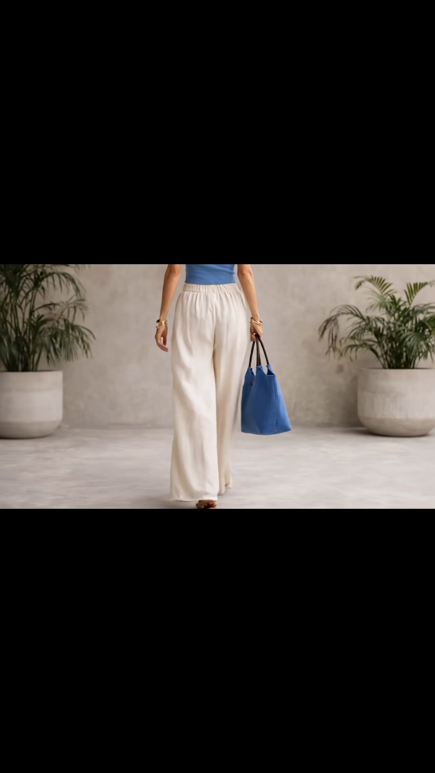 Chic Canvas Tote Bag with Leather Handles